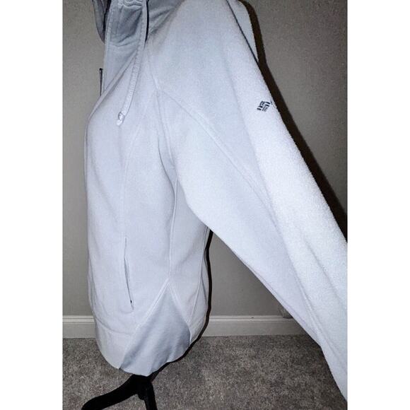 Columbia Women's Size L Full-Zip Gray Blue Polar‎ Fleece Jacket - Picture 5 of 8